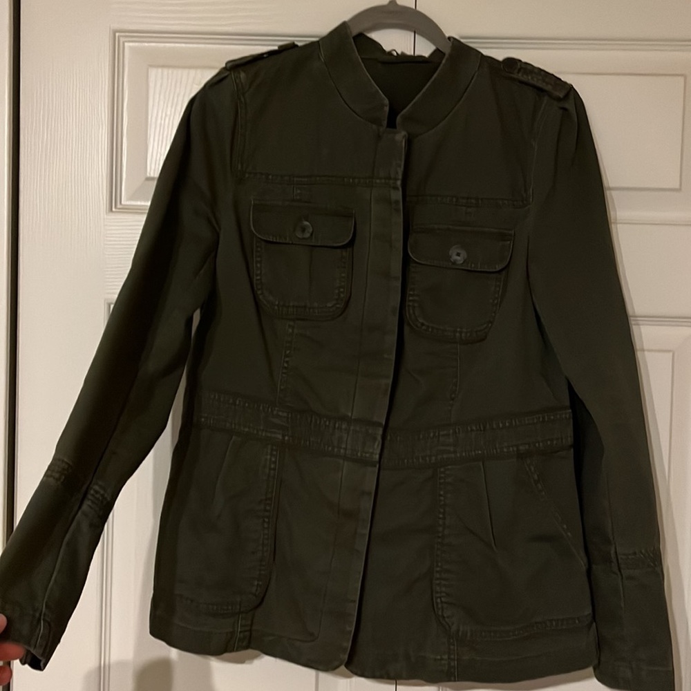 Olive Green Cargo Jacket